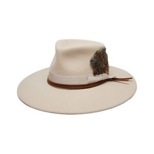 Wyeth Mariposa Wool Fedora, White